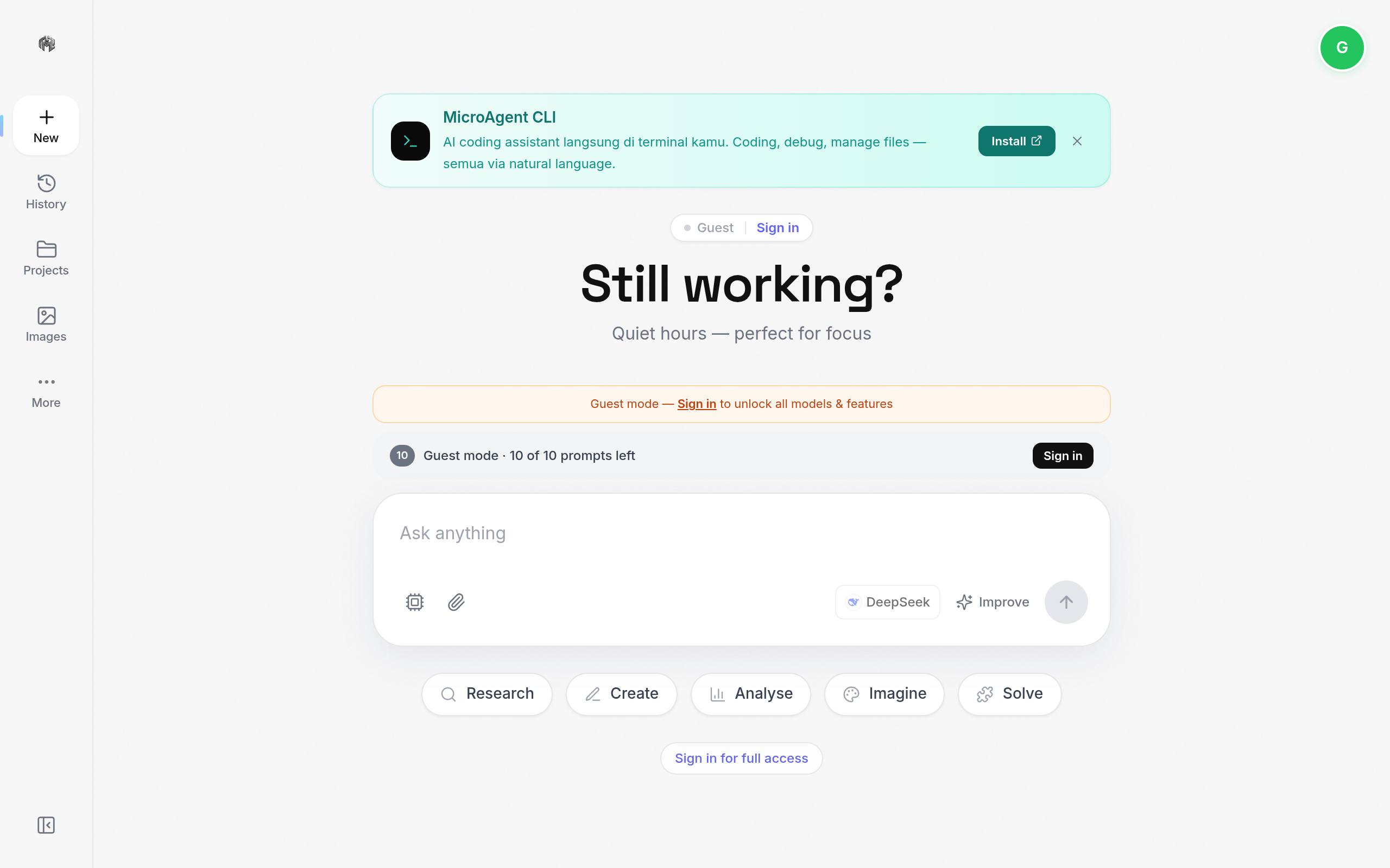 MicroAgent AI Super Workspace